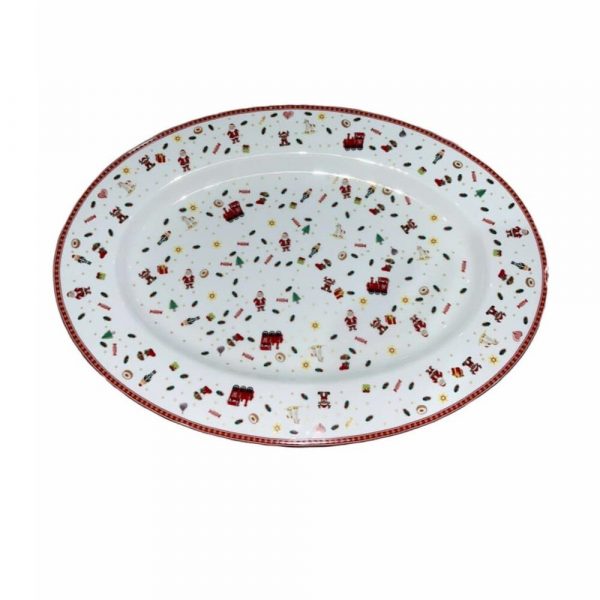 Service 18 Pièces de Noel en Porcelaine Fine. – Image 4