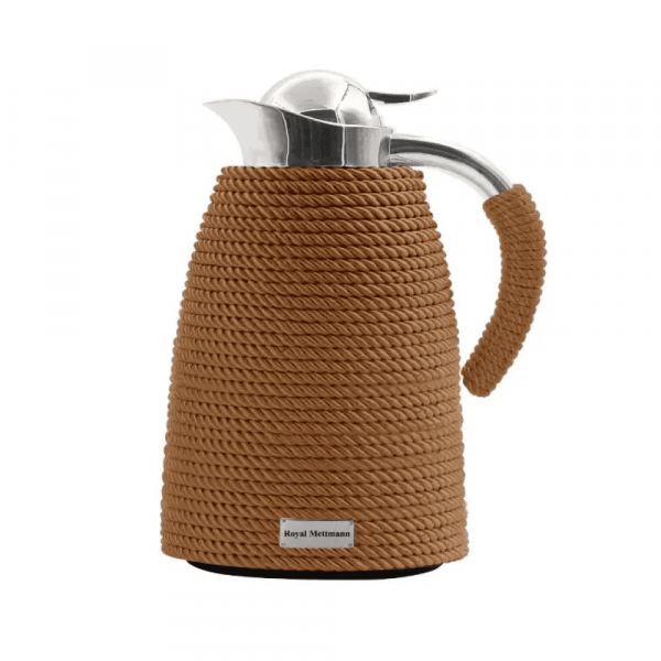 Thermos Gris 1L + Plateau assortis en similicuir – Image 2