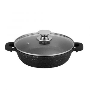 Sautoir ou Marmite Plat 36cm Effet Pierre Volkskuchen