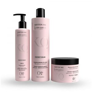 KERA QUEEN’S Gamme Soften Me-Perfect Color :Pour les Cheveux Colorés ou Méchés.